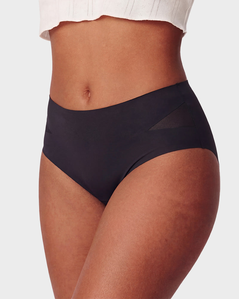 Seamless Mesh Cutout Knickers 5-Pack - FirmaBreeze
