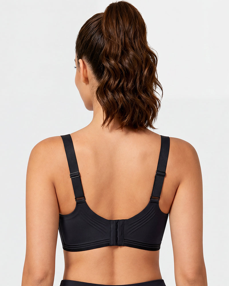Shock-Absorbing Wireless Sports Bra for Fuller Busts - FirmaActive