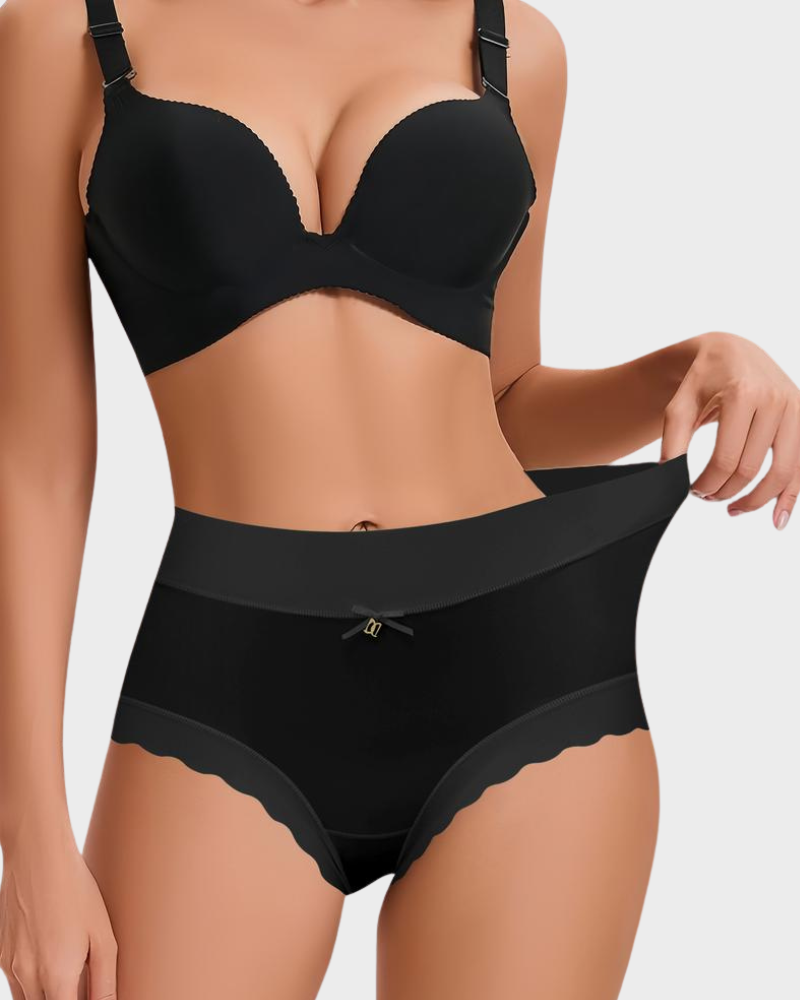 Silky High-Waist Seamless Briefs 6-Pack - FirmaSmooth