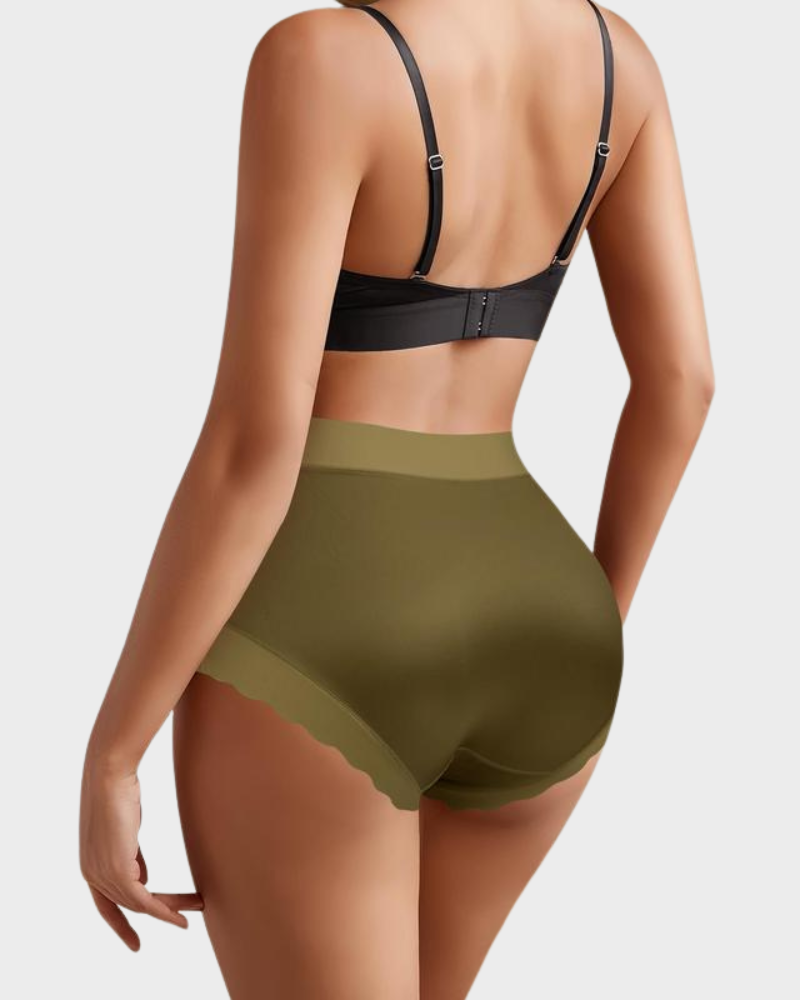 Silky High-Waist Seamless Briefs 6-Pack - FirmaSmooth