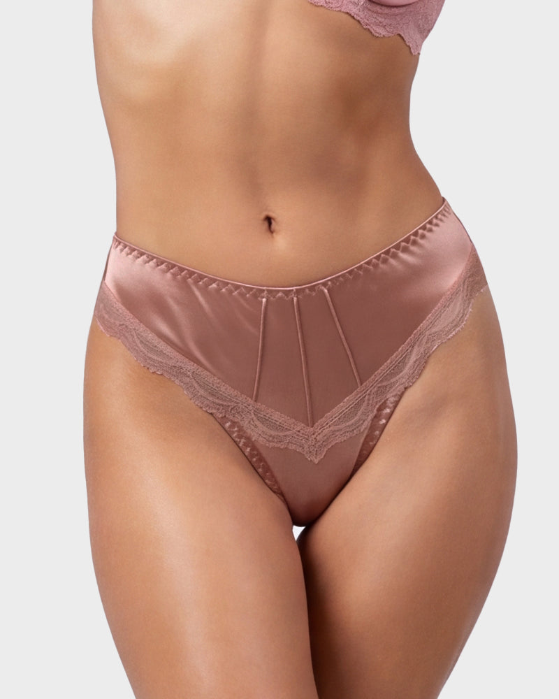 Silky Lace Seamless Bikini Underwear 5-Pack - FirmaLace