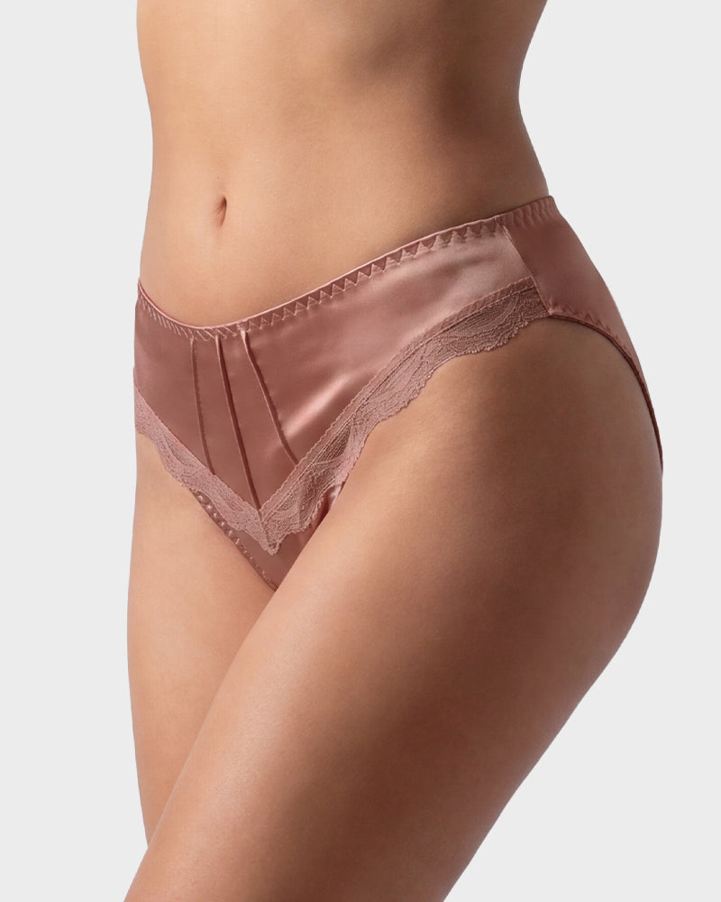 Silky Lace Seamless Bikini Underwear 5-Pack - FirmaLace