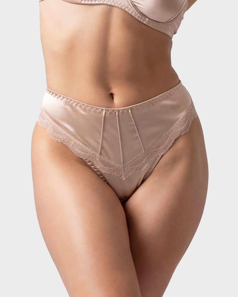 Silky Lace Seamless Bikini Underwear 5-Pack - FirmaLace