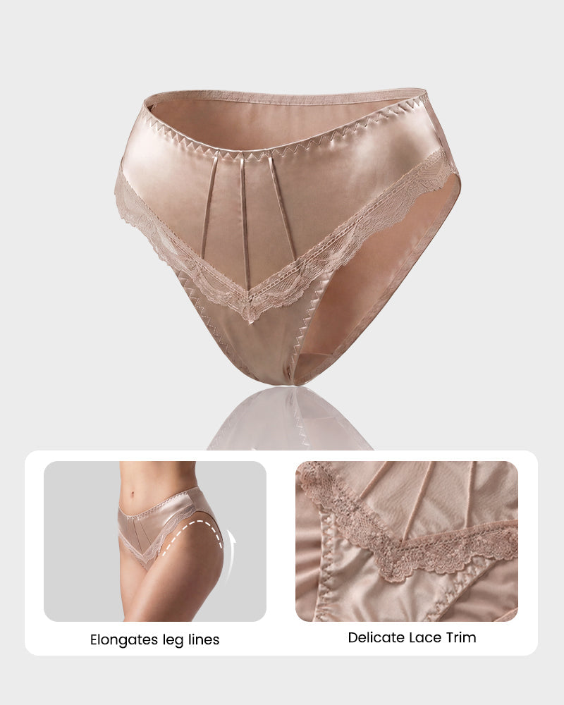 Silky Lace Seamless Bikini Underwear 5-Pack - FirmaLace