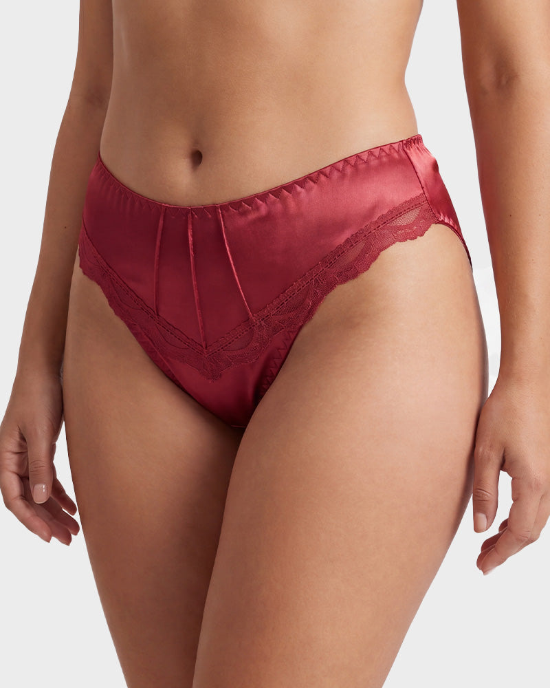 Silky Lace Seamless Bikini Underwear 5-Pack - FirmaLace