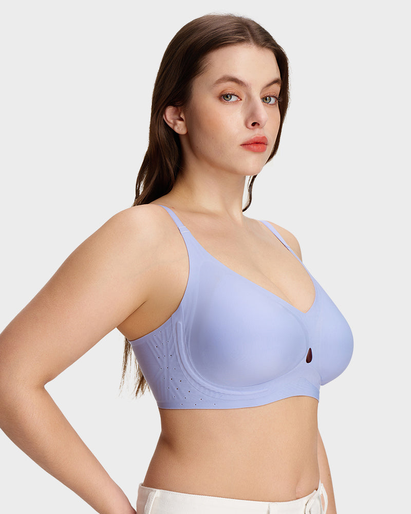 Teardrop Cutout Wireless Support Bra - FirmaLift