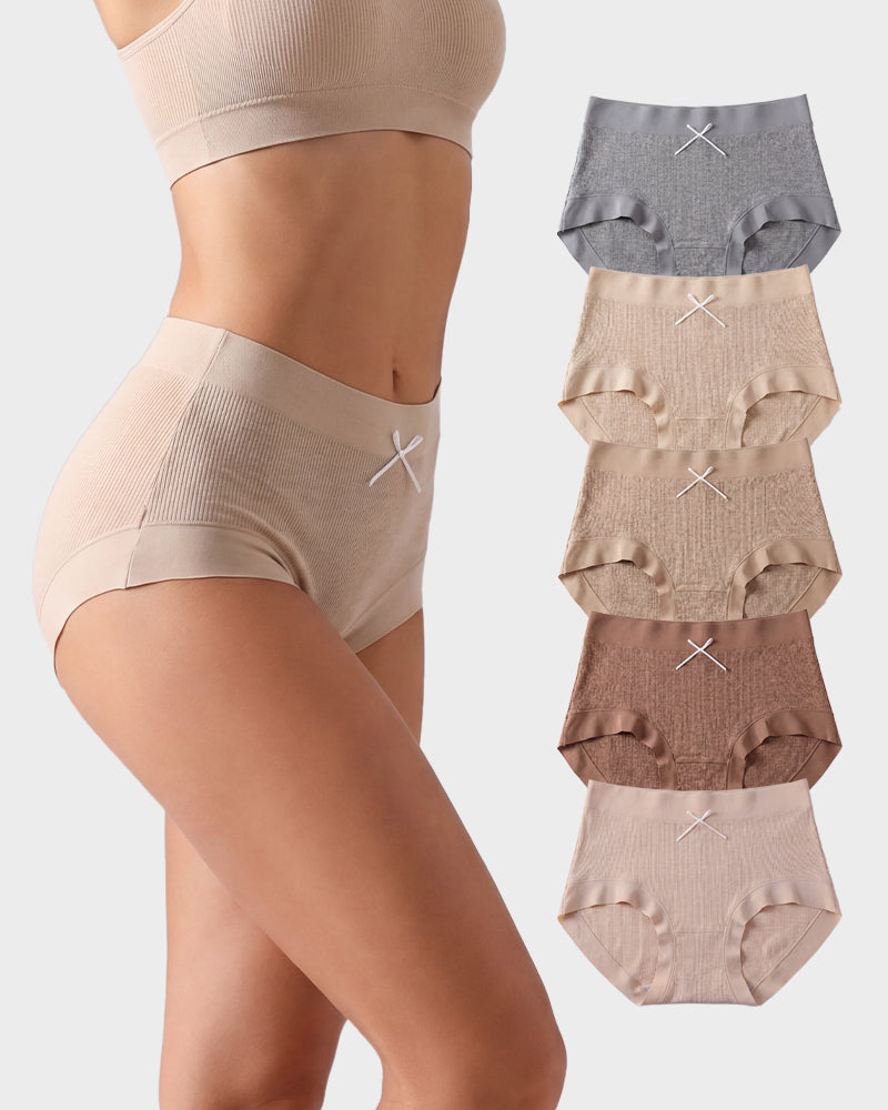 Breathable Cotton Briefs 5-Pack - FirmaSoft