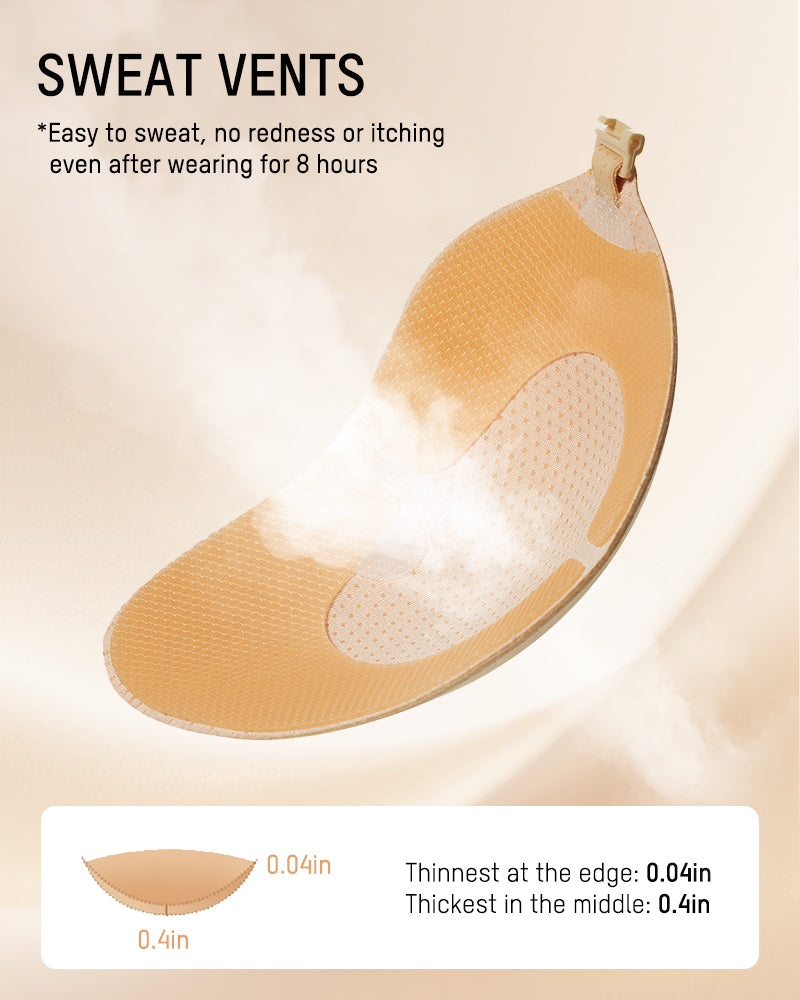 Stick-On Push-Up Adhesive Bra 2-Pack - FirmaHold