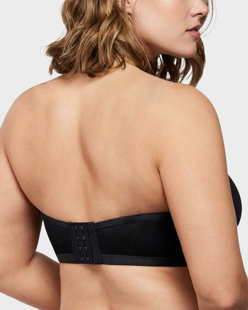 Strapless Mesh Underwire Balconette Bra - FirmaBreeze