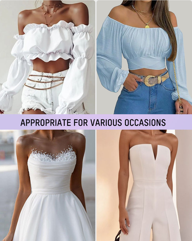Anti-Slip Full Coverage Strapless Bandeau Bra - FirmaHold