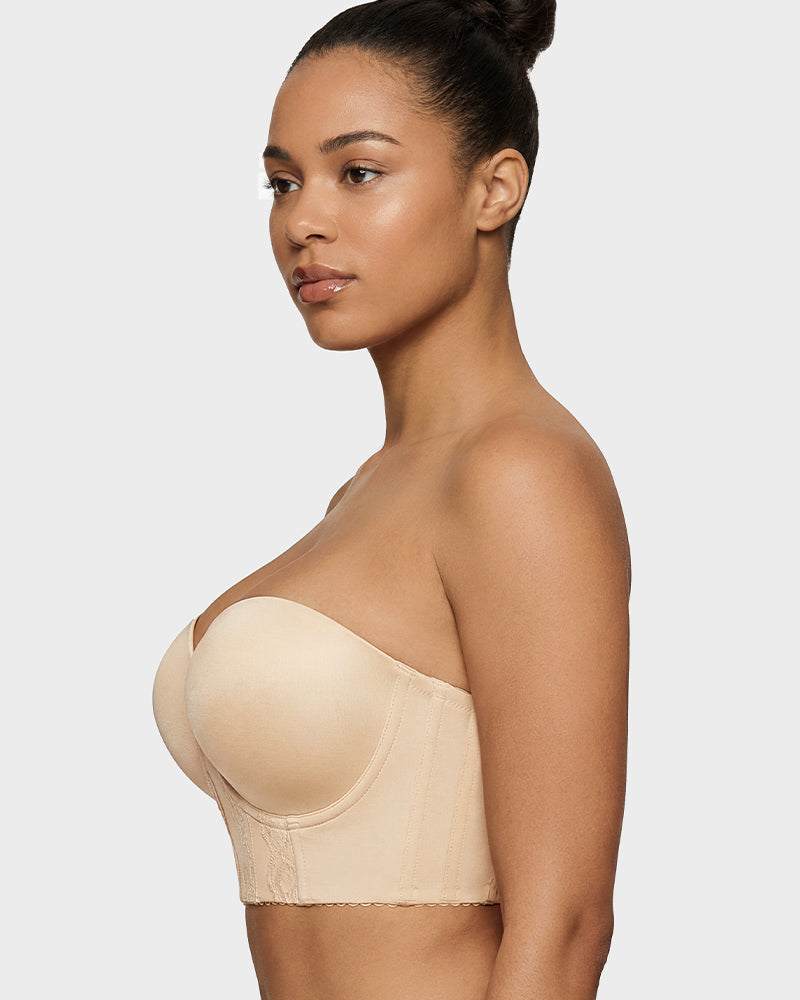 Low Back Strapless Bra - FirmaHold