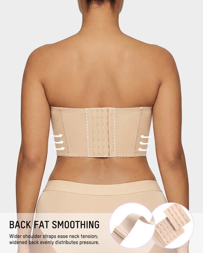 Low Back Strapless Bra - FirmaHold
