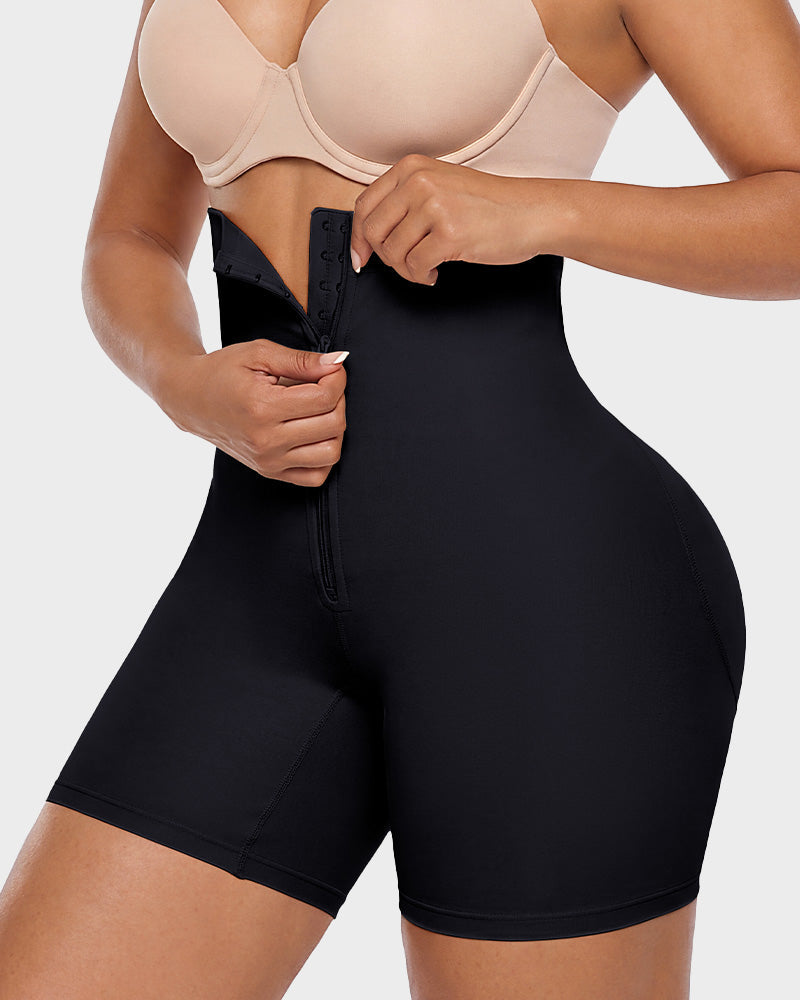 High-Waist Tummy Control Shapewear Shorts - FirmaControl