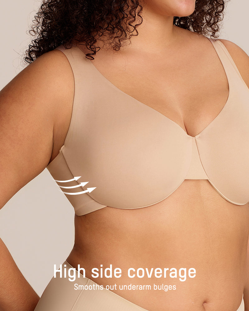 Adjustable Underwire Deep V-Neck Bra - FirmaLift
