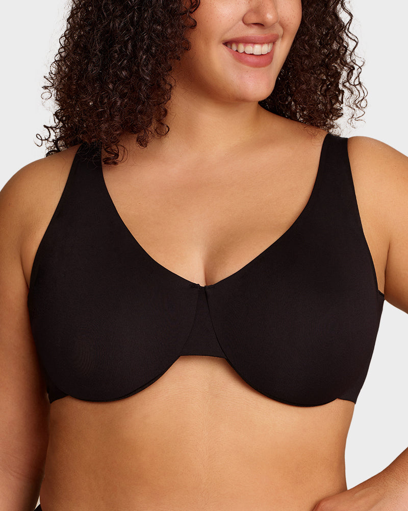 Adjustable Underwire Deep V-Neck Bra - FirmaLift