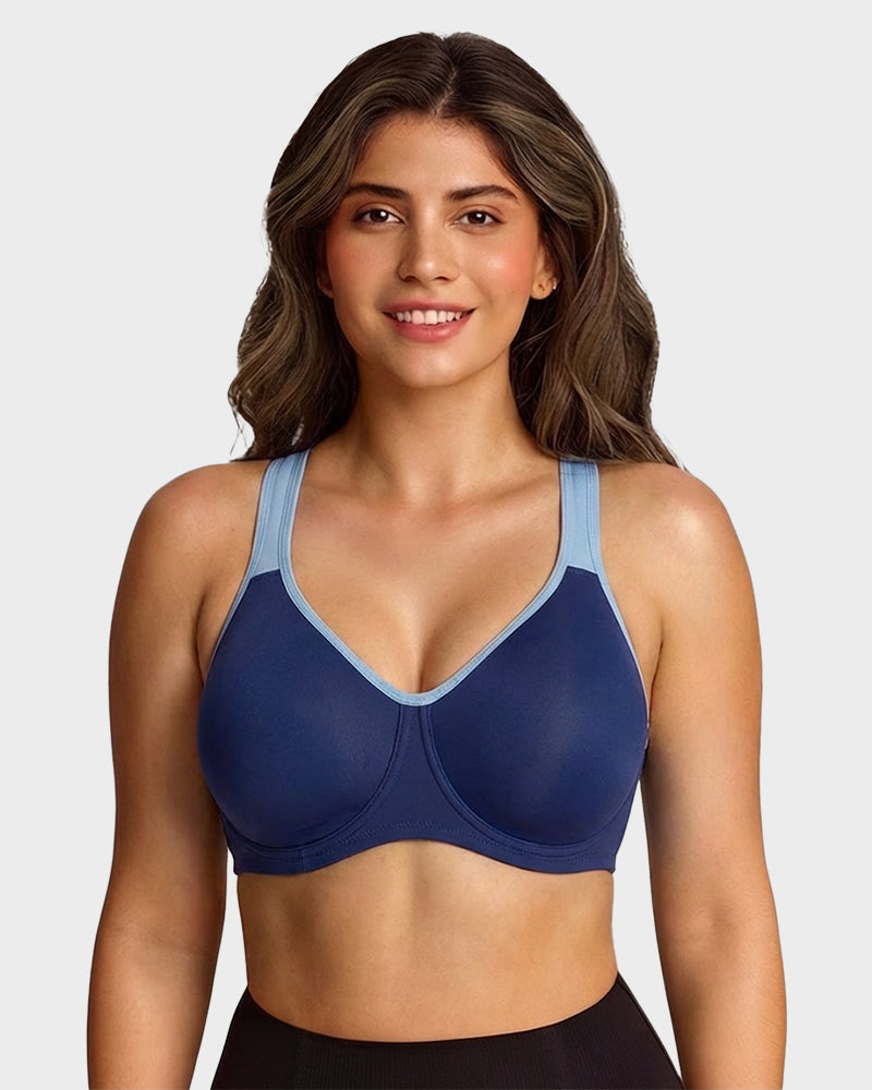 External Underwire Full Coverage Sports Bra - FirmaActive