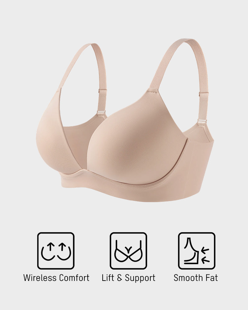 Wireless Deep-V Invisible Lift Bra - FirmaLift
