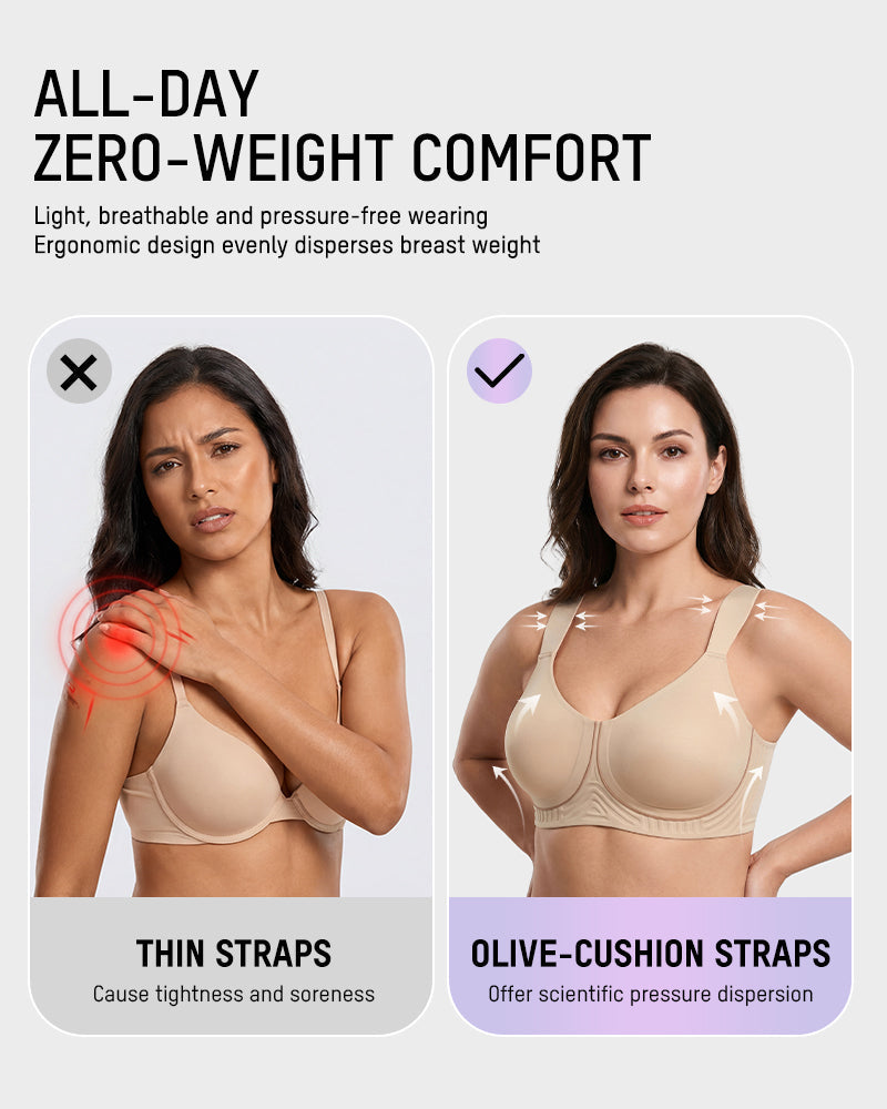 Wireless Minimising Bra with Full Coverage - FirmaSmooth