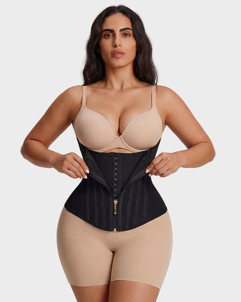 Steel-Boned Hourglass Waist Trainer - FirmaControl