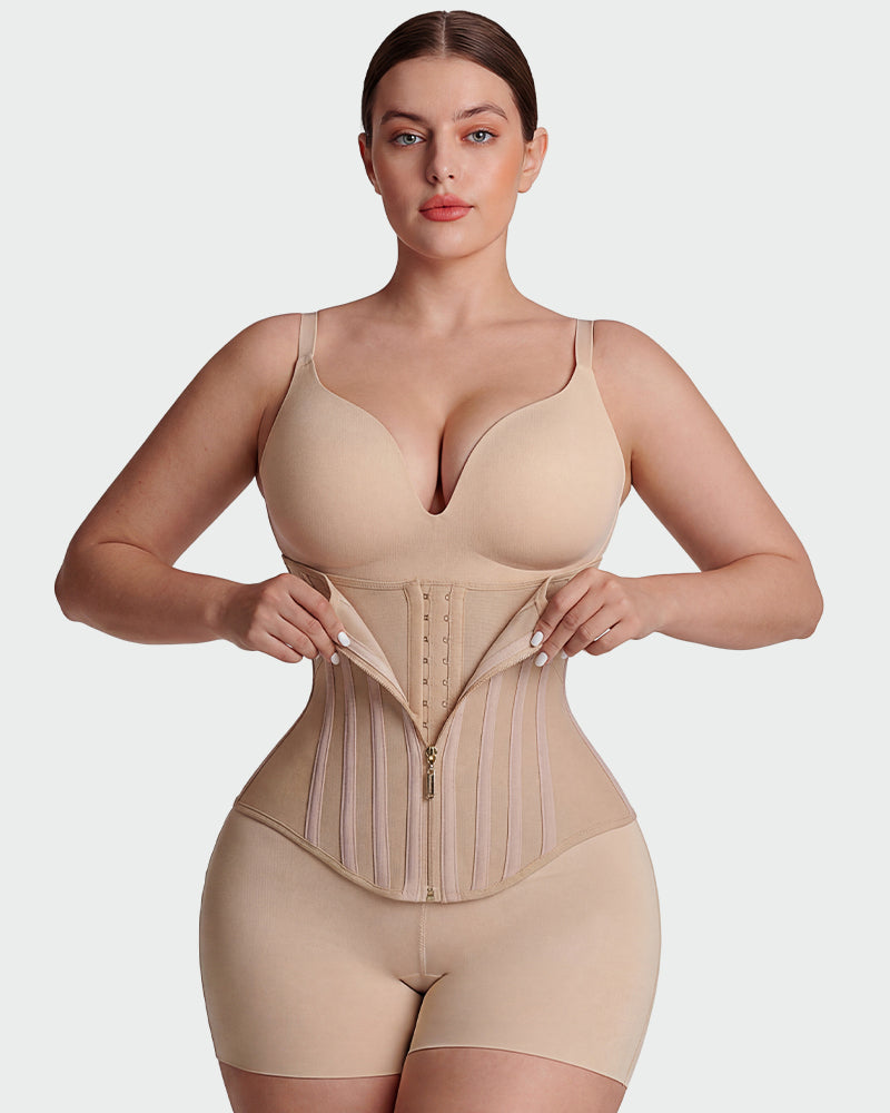 Steel-Boned Hourglass Waist Trainer - FirmaControl