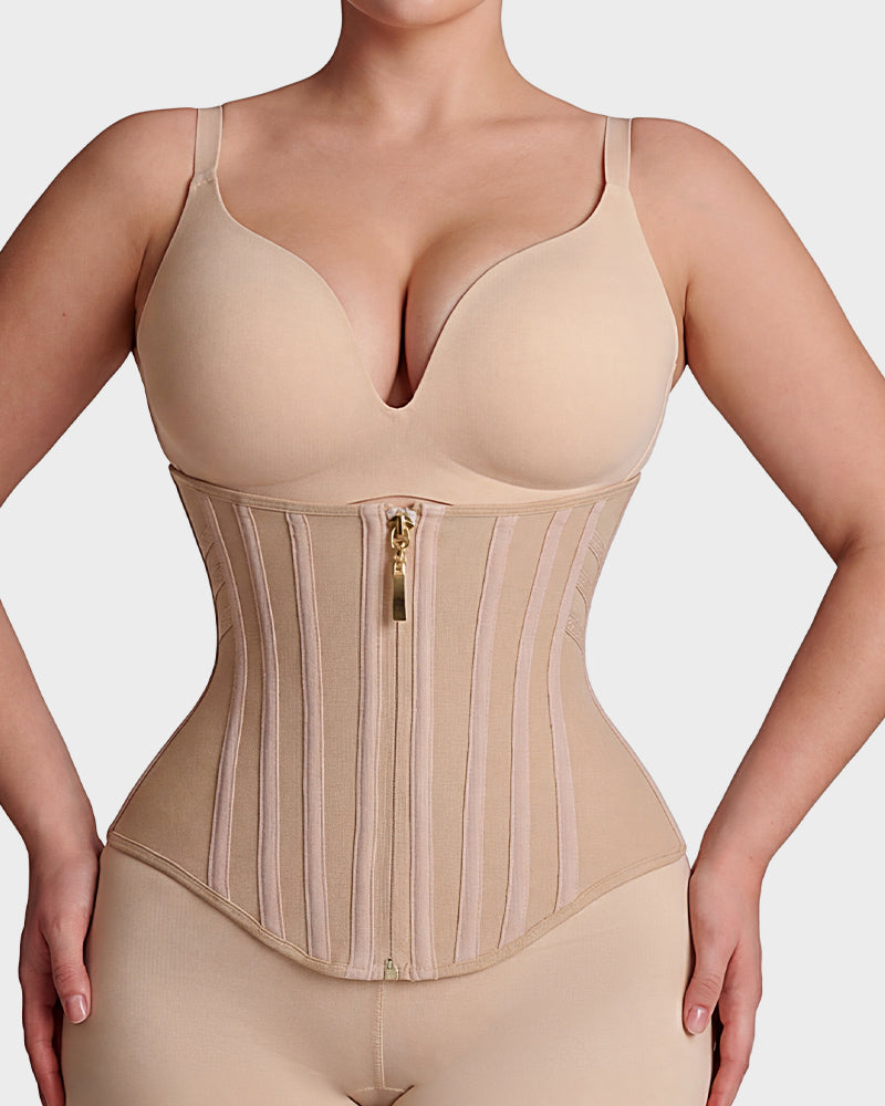 Steel-Boned Hourglass Waist Trainer - FirmaControl