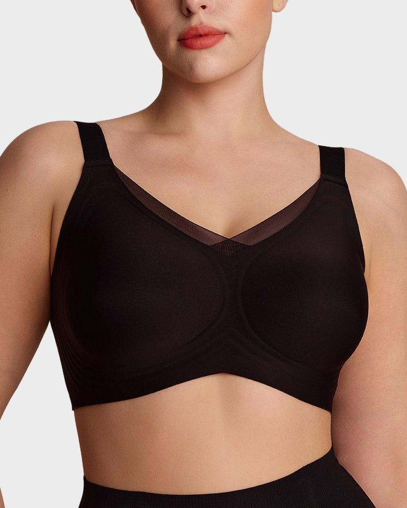 Women’s Wireless V-Mesh Support Bralette - FirmaBreeze