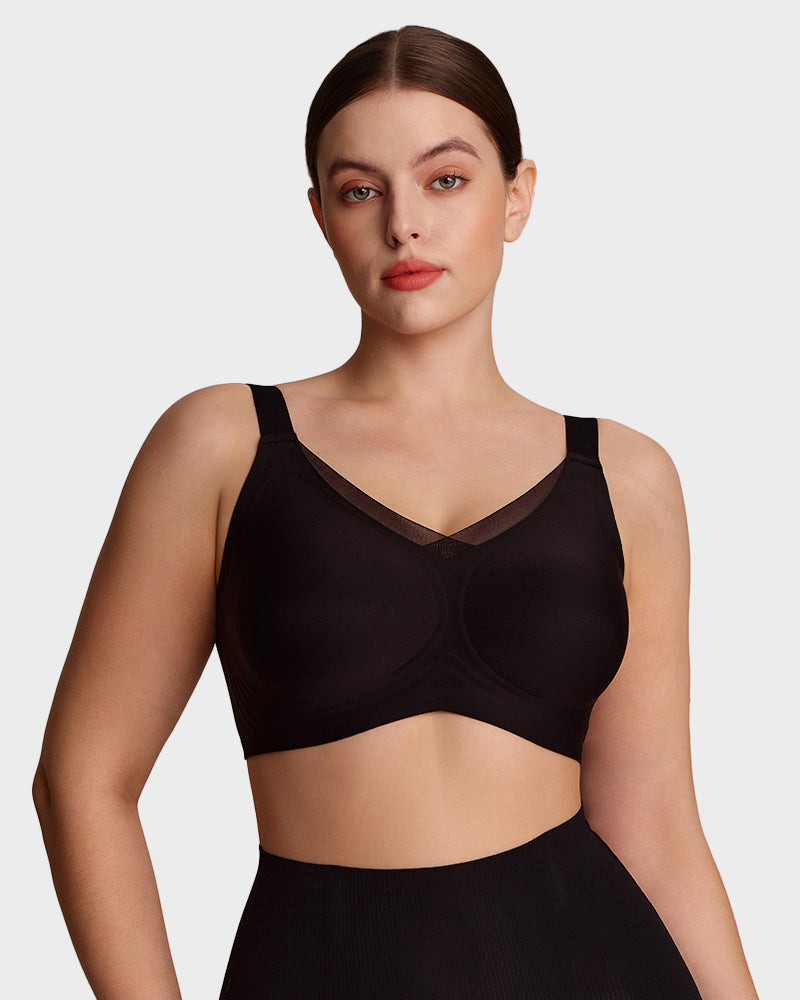 Women’s Wireless V-Mesh Support Bralette - FirmaBreeze