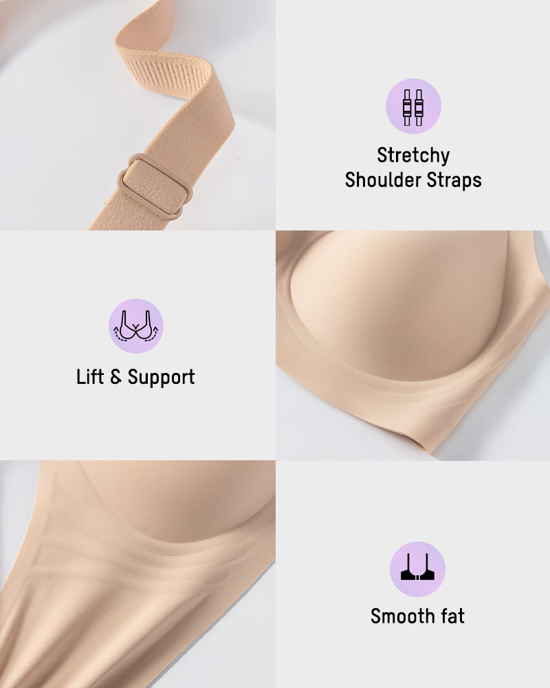 Women’s Wireless V-Mesh Support Bralette - FirmaBreeze