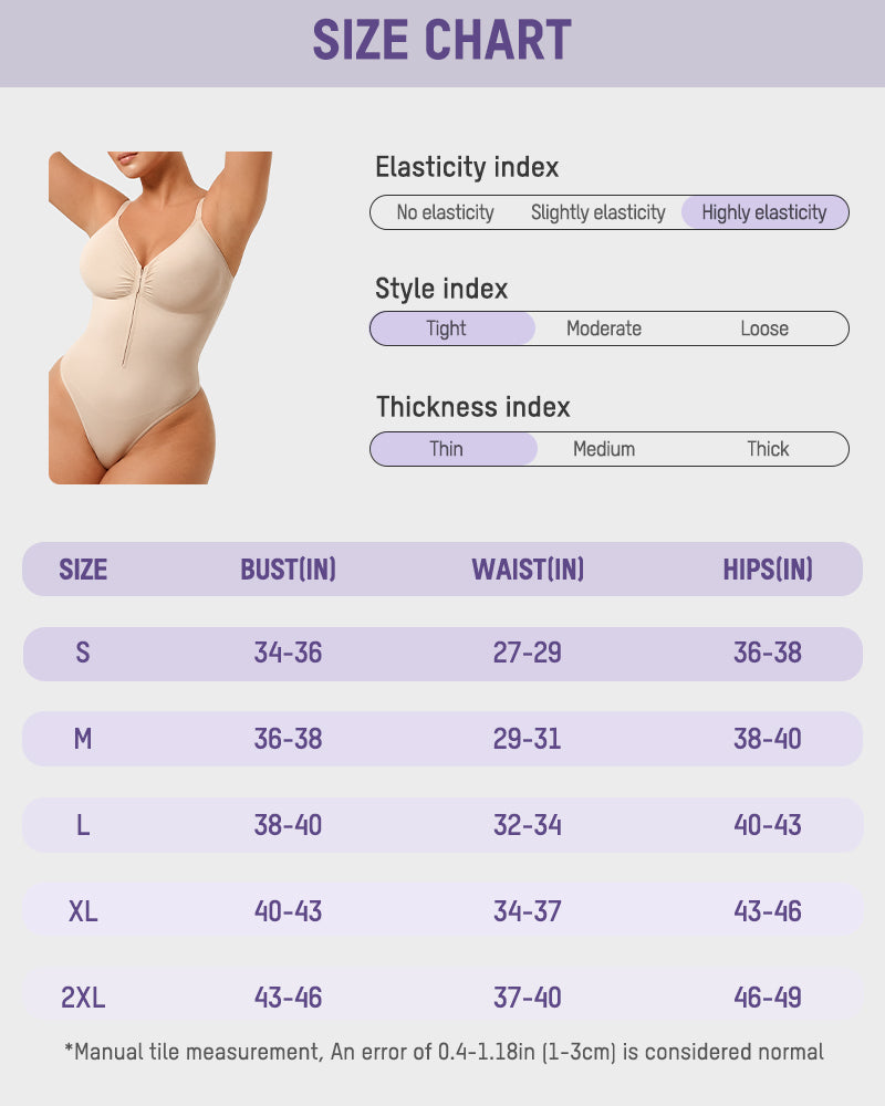 Zip-Front Tummy Control Shapewear Bodysuit - FirmaSculpt