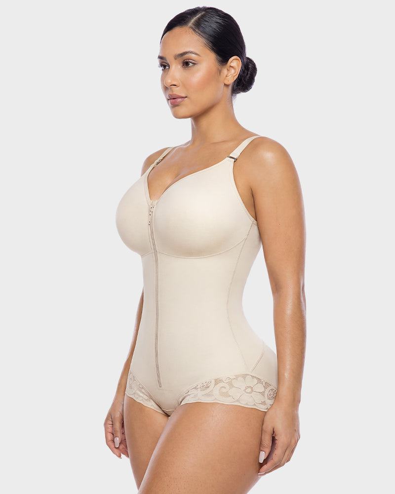 Zip-Up Sculpting Bodysuit - FirmaSculpt