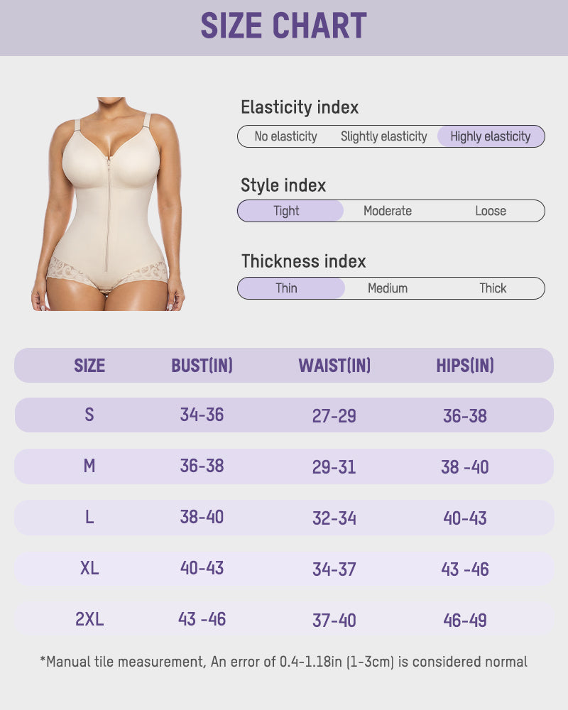 Zip-Up Sculpting Bodysuit - FirmaSculpt