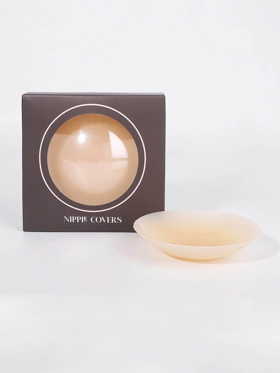 No-Show Adhesive Reusable Silicone Nipple Covers for Strapless Dress - FirmaActive