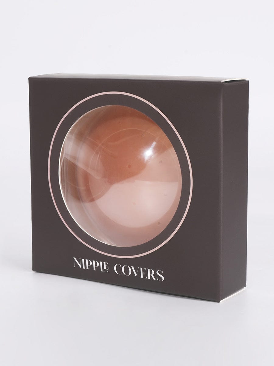 No-Show Adhesive Reusable Silicone Nipple Covers for Strapless Dress - FirmaActive