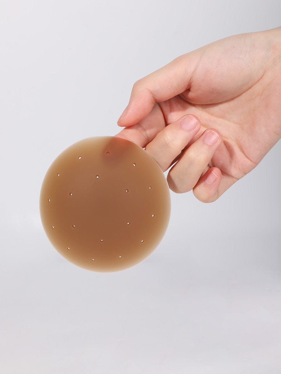 No-Show Adhesive Reusable Silicone Nipple Covers for Strapless Dress - FirmaActive