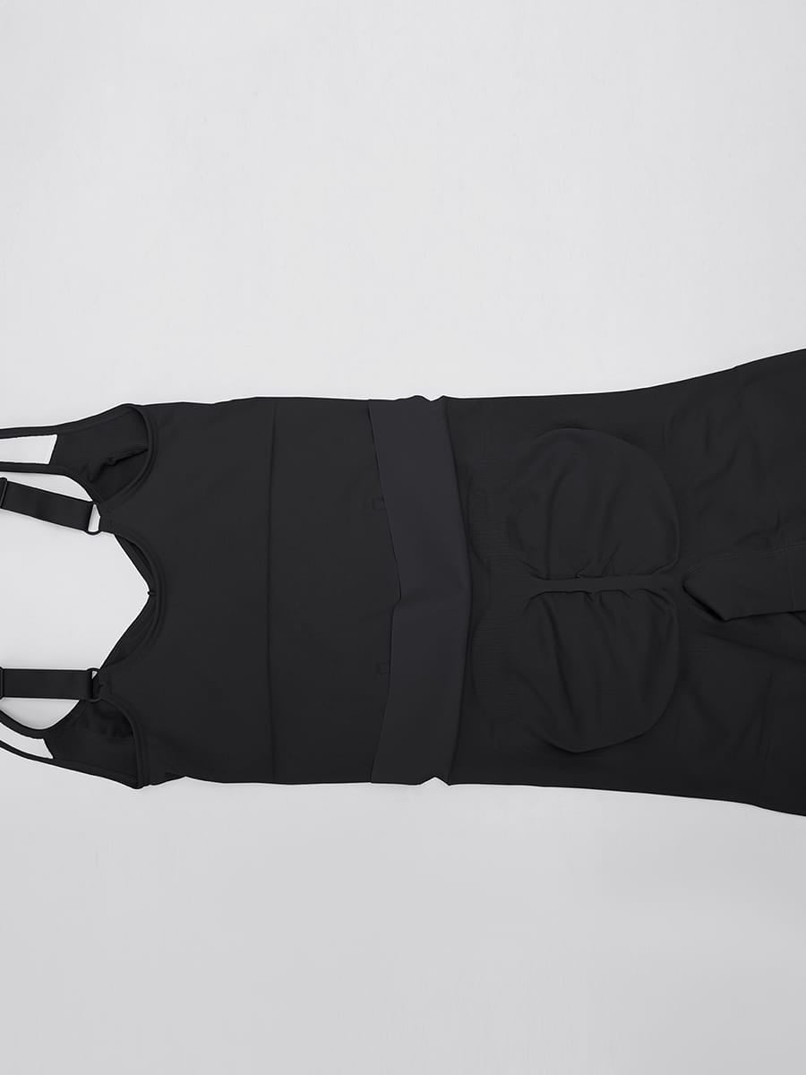 Seamless Open-Back Butt-Lifting Bodysuit with Tummy Control & Wide Straps - FirmaLift
