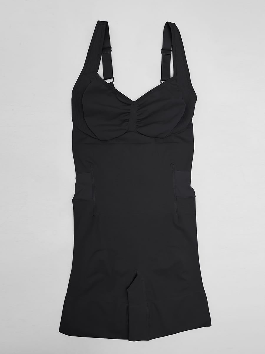 Seamless Open-Back Butt-Lifting Bodysuit with Tummy Control & Wide Straps - FirmaLift