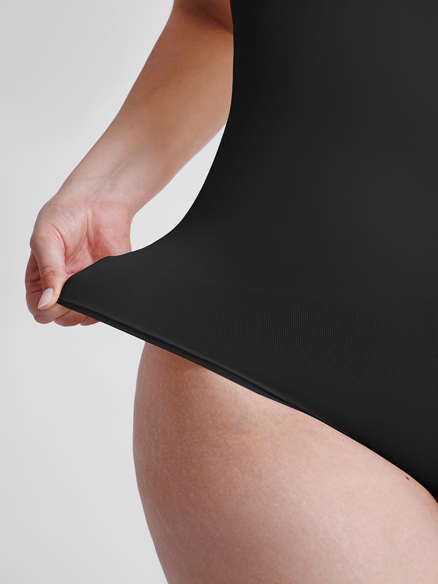 Eco-friendly Seamless Belly Control Thong Bodysuit - FirmaActive