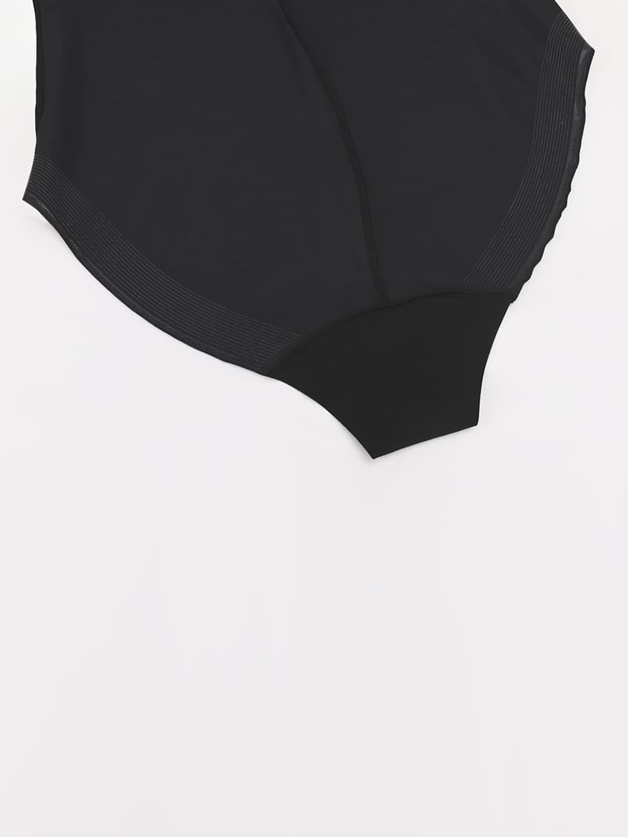Light Shaping V-Neck Bodysuit with Liquid LYCRA™ - FirmaSculpt