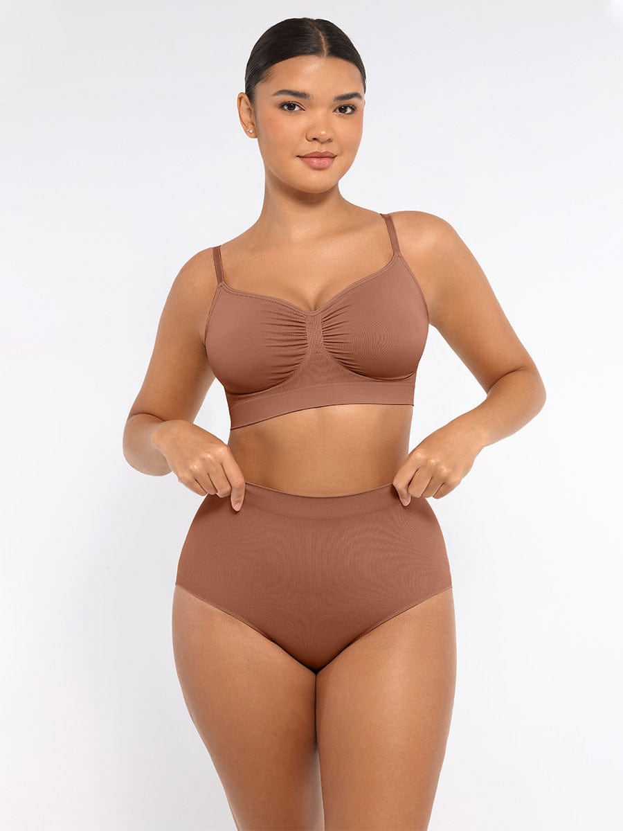 Wireless Supportive Shaping Bra with Adjustable Straps - FirmaActive