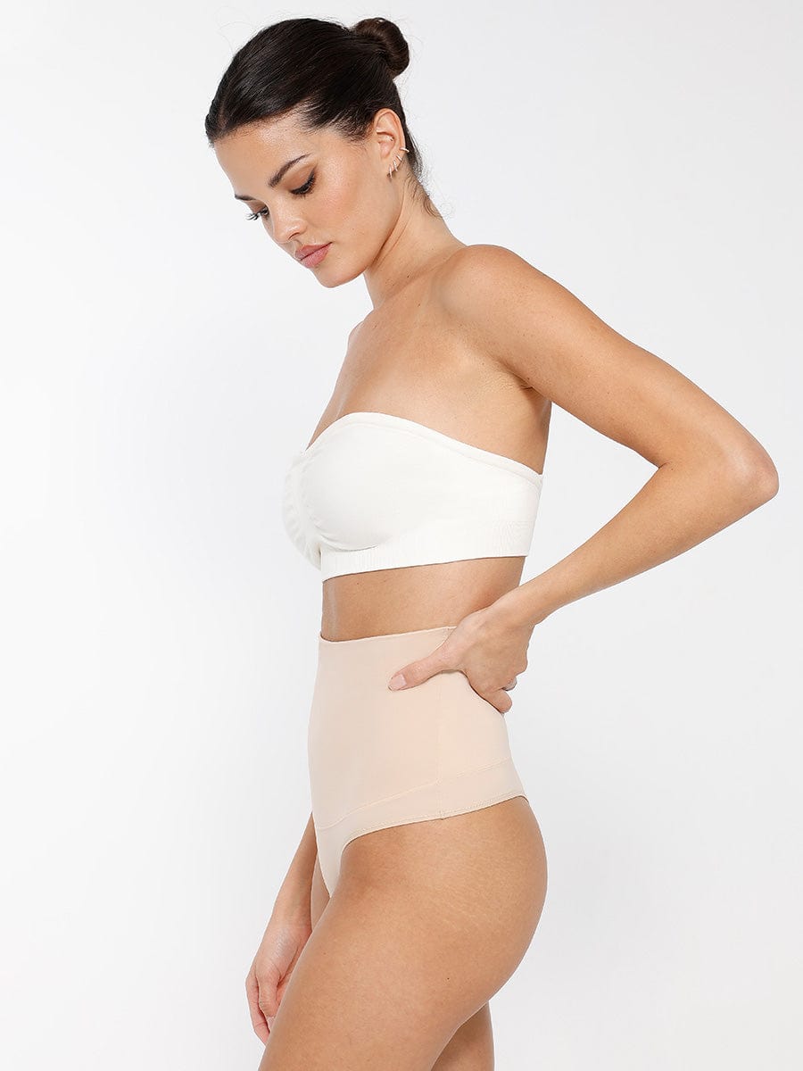Seamless Strapless Wireless Bra with Removable Pads - FirmaSoft