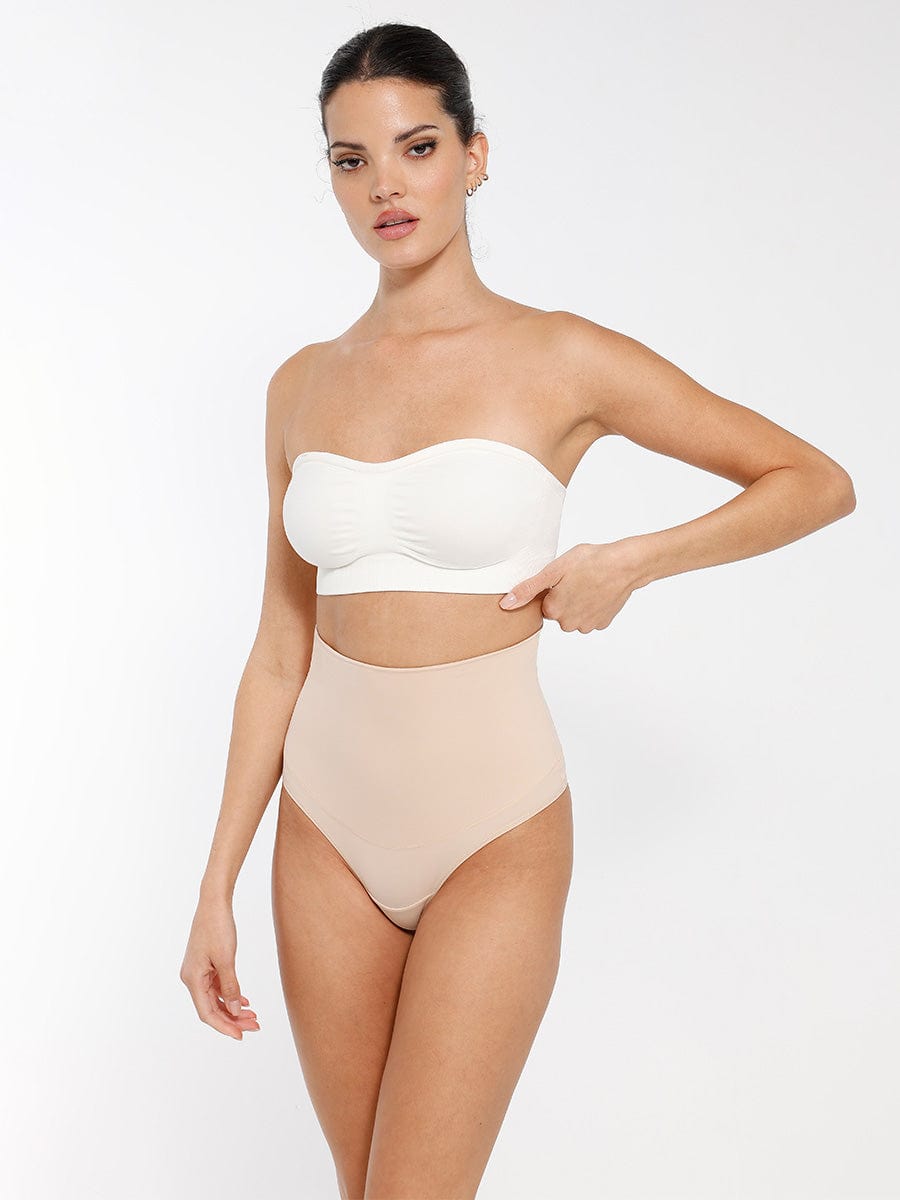 Seamless Strapless Wireless Bra with Removable Pads - FirmaSoft