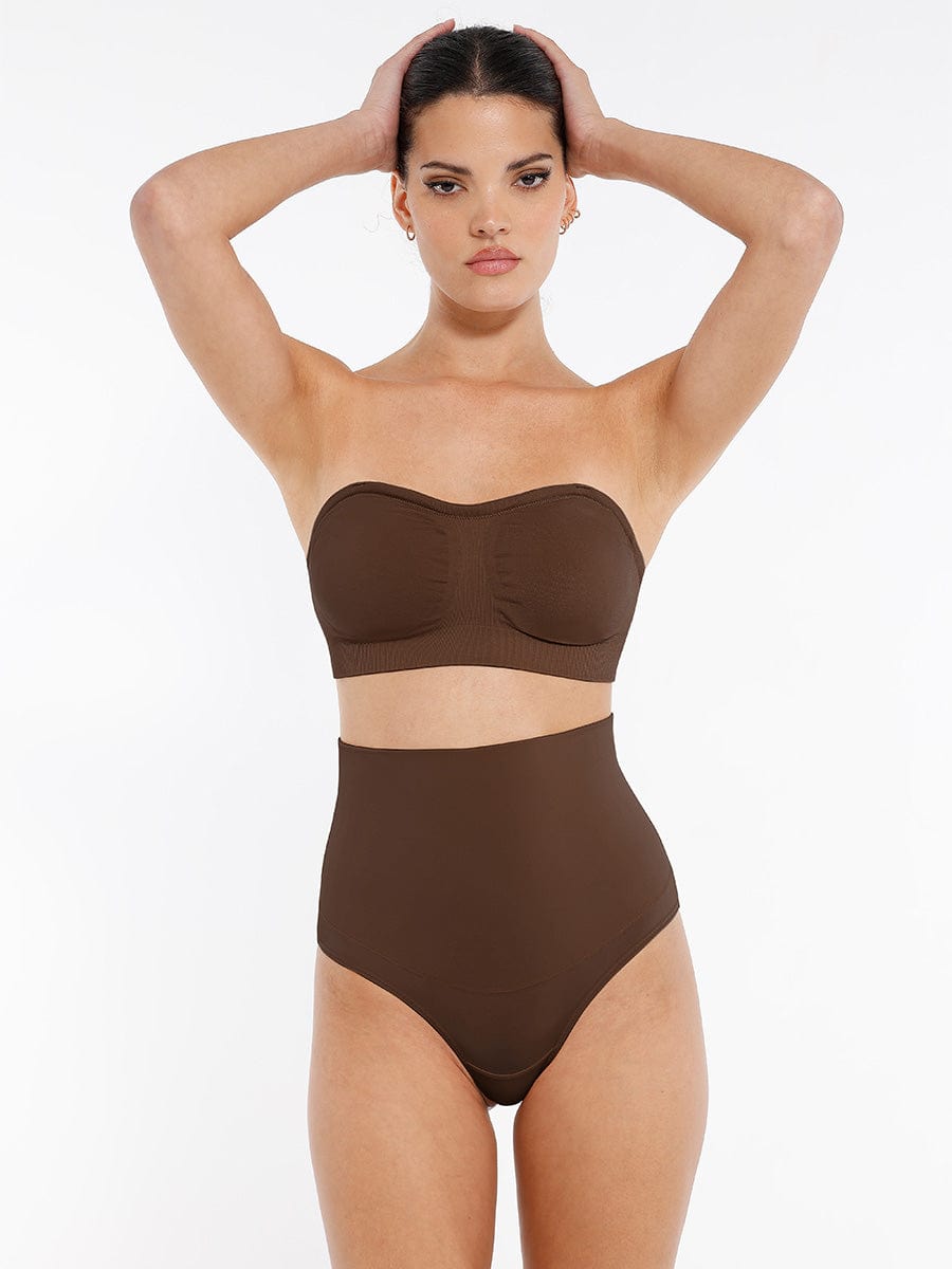 Seamless Strapless Wireless Bra with Removable Pads - FirmaSoft