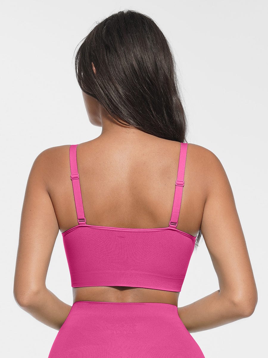 Seamless Scoop Neck Bralette with Smooth Back - FirmaSoft