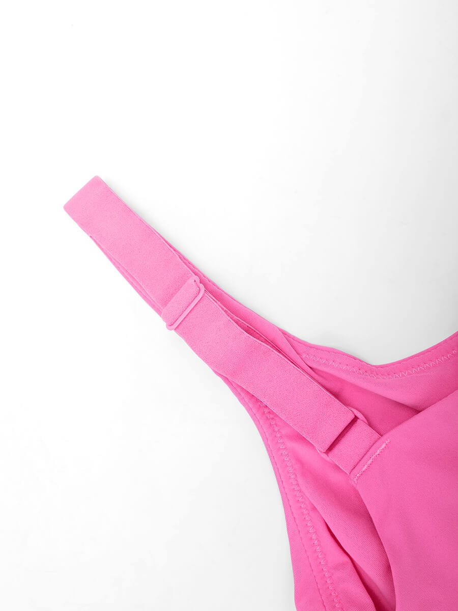 Unpadded Underwired Deep V-Neck Bra with Side Support - FirmaLift