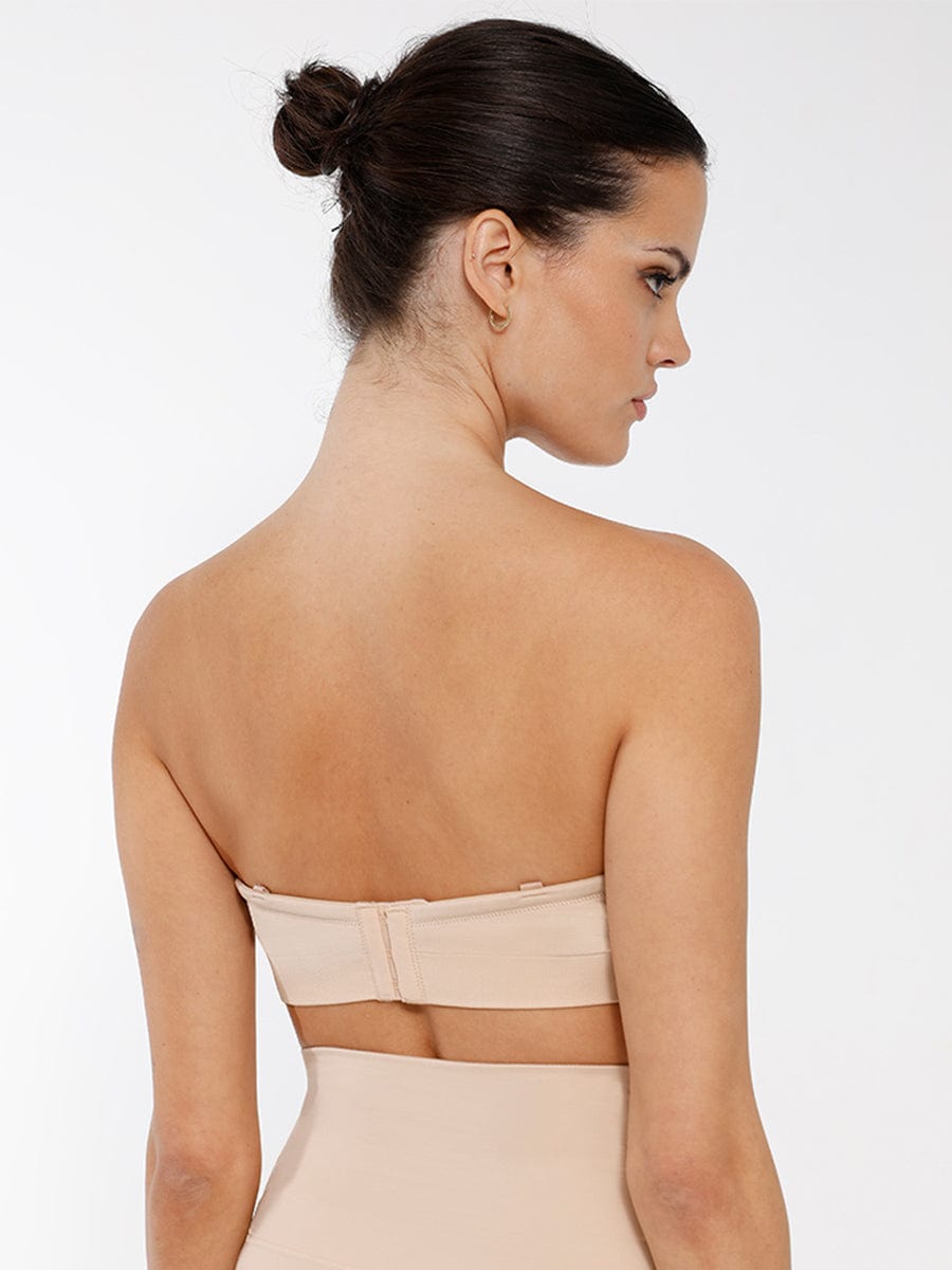 Seamless Strapless Wireless Bra with Removable Pads - FirmaSoft