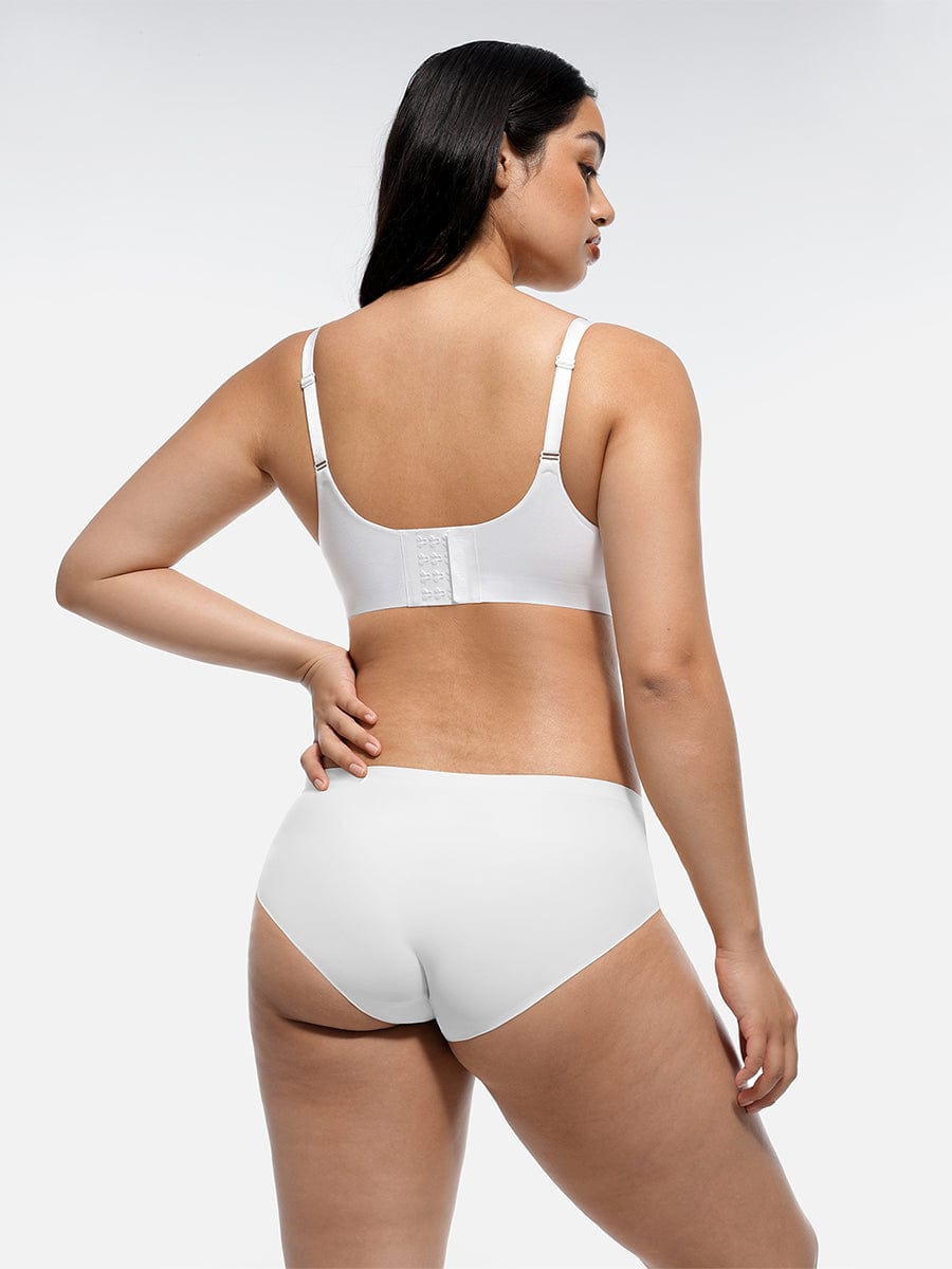 Wireless Push-Up Demi Coverage Bra with Soft Comfort - FirmaLift