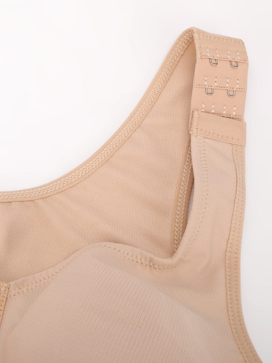Post Surgery Compression Mastectomy Bra with Front Closure - FirmaActive