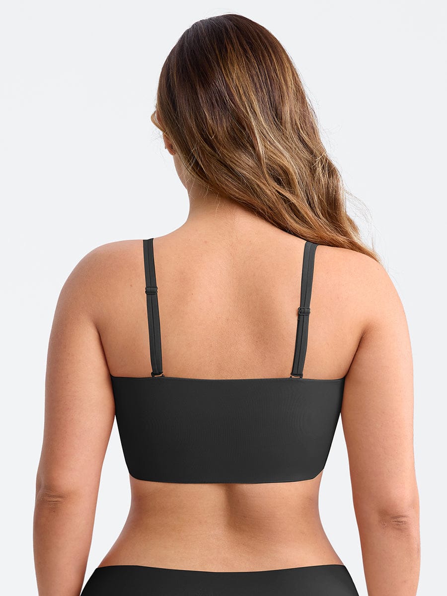 Strapless Anti Slip Bandeau Bra Fixed Molded Cups FeelSoft Fabric - FirmaActive