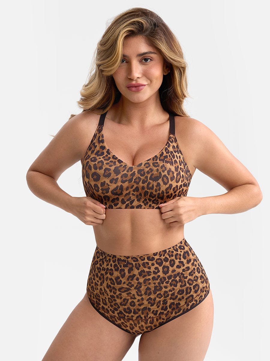 High Waist Tummy Control Thong Panties - FirmaActive
