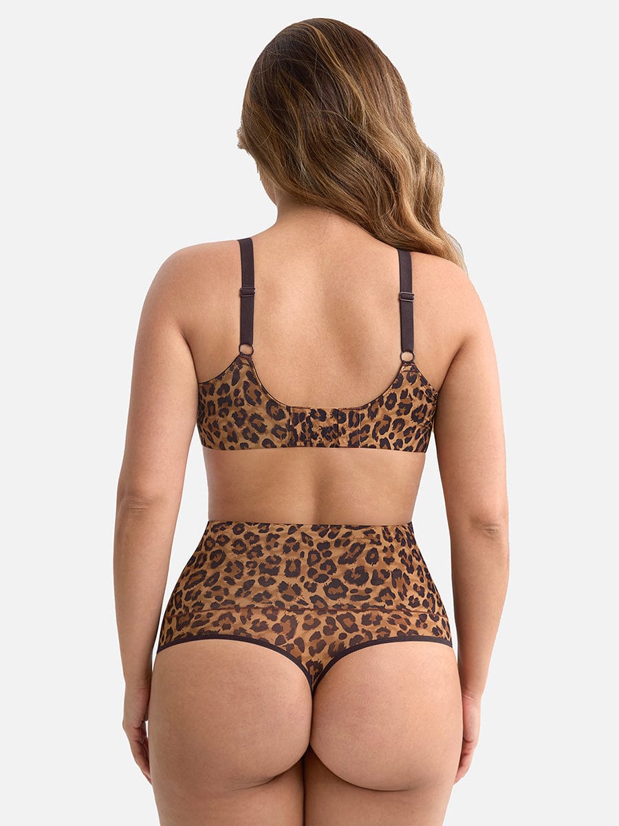 High Waist Tummy Control Thong Panties - FirmaActive